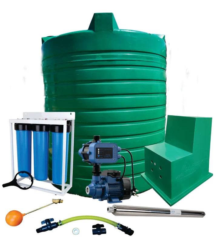 10 000l Water tank & 0.37kw Econo Peripheral Water Pump