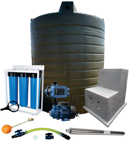 10 000l Water tank & 0.37kw Econo Peripheral Water Pump